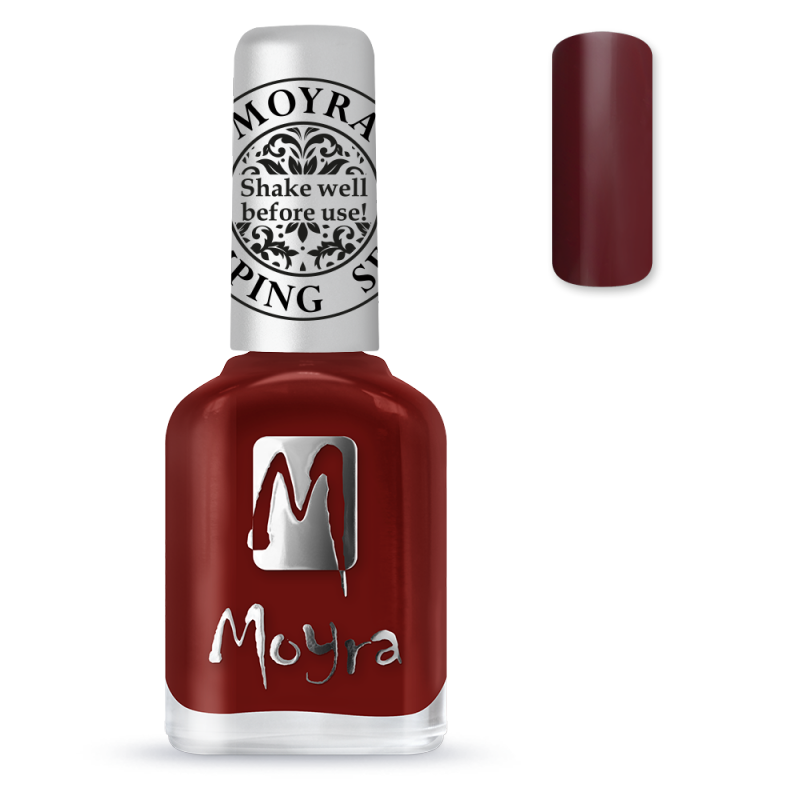 Moyra Stamping Lak SP03 - Burgundy Red 12ml